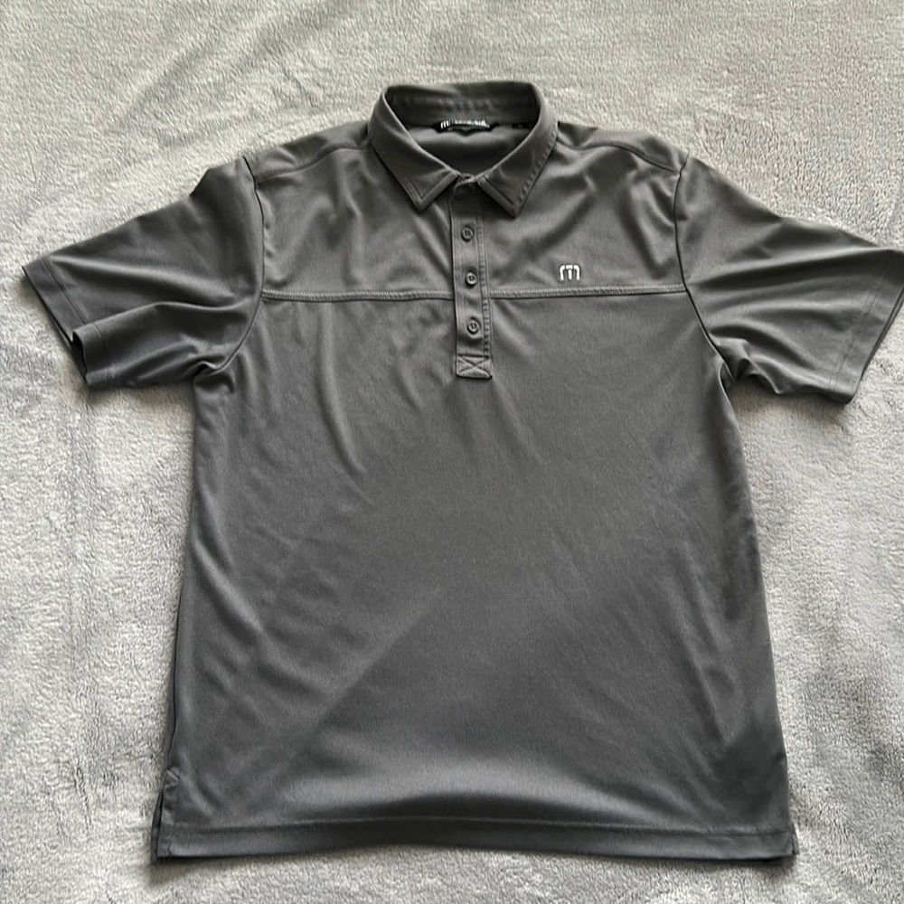 Travis Mathew Grey Polo Men’s M
